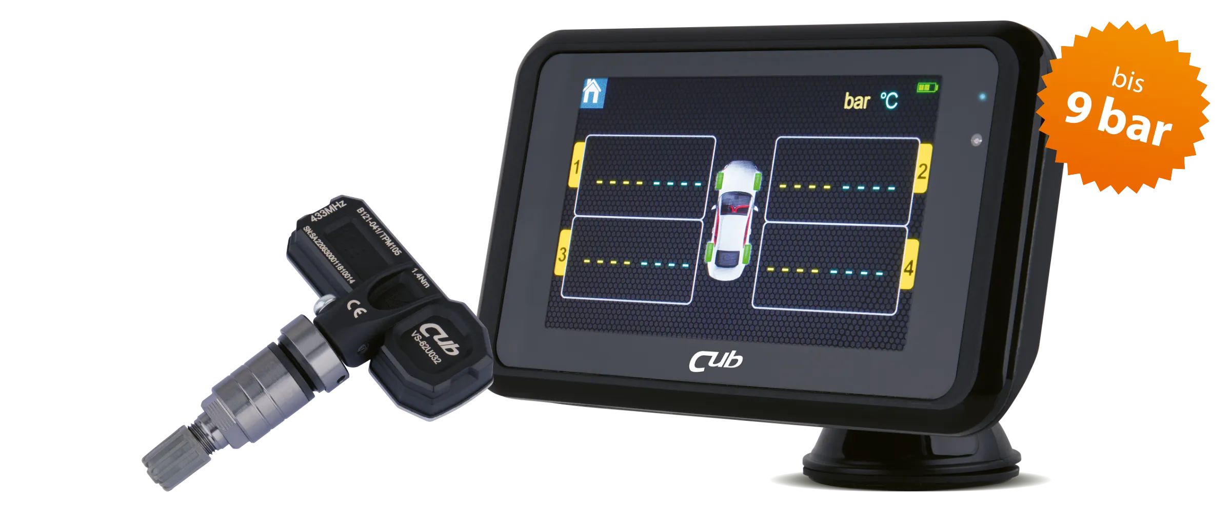 Grosses Display – zuverlässiger Sensor