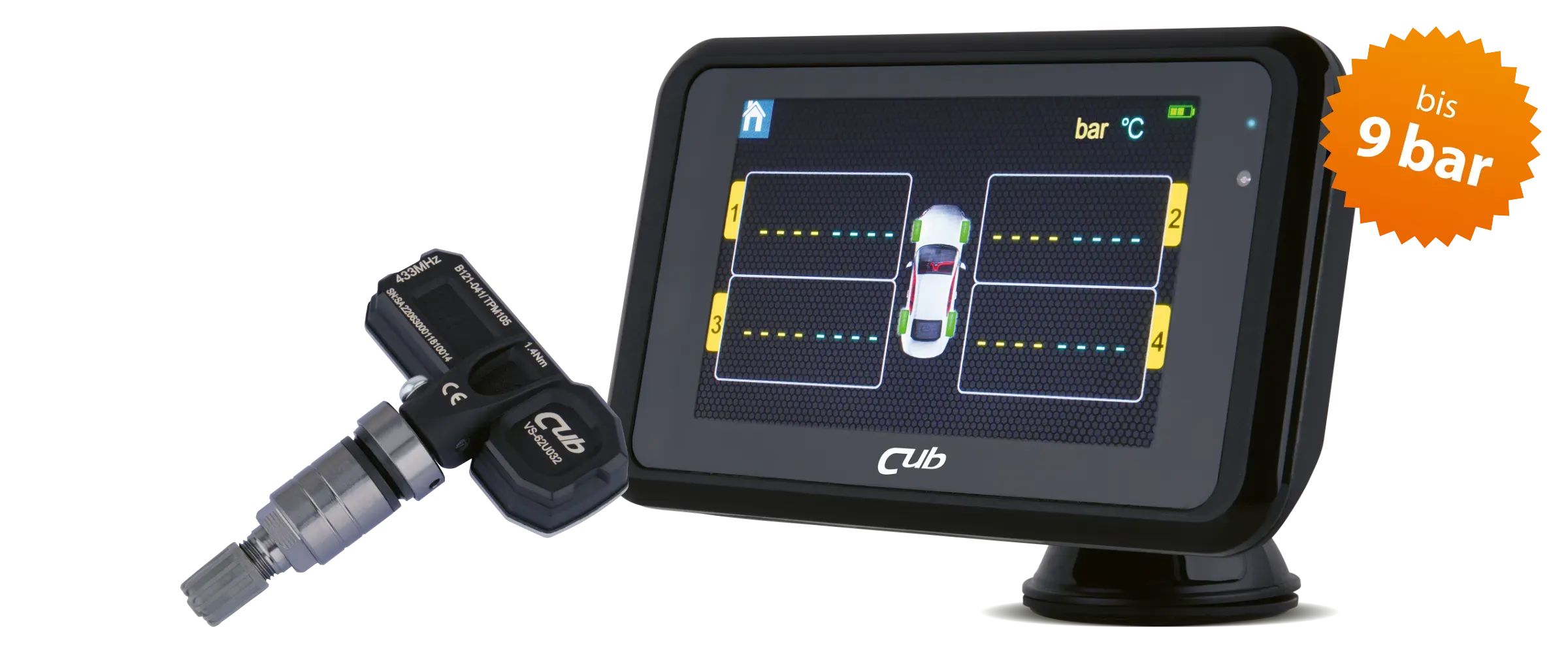 Grosses Display – zuverlässiger Sensor